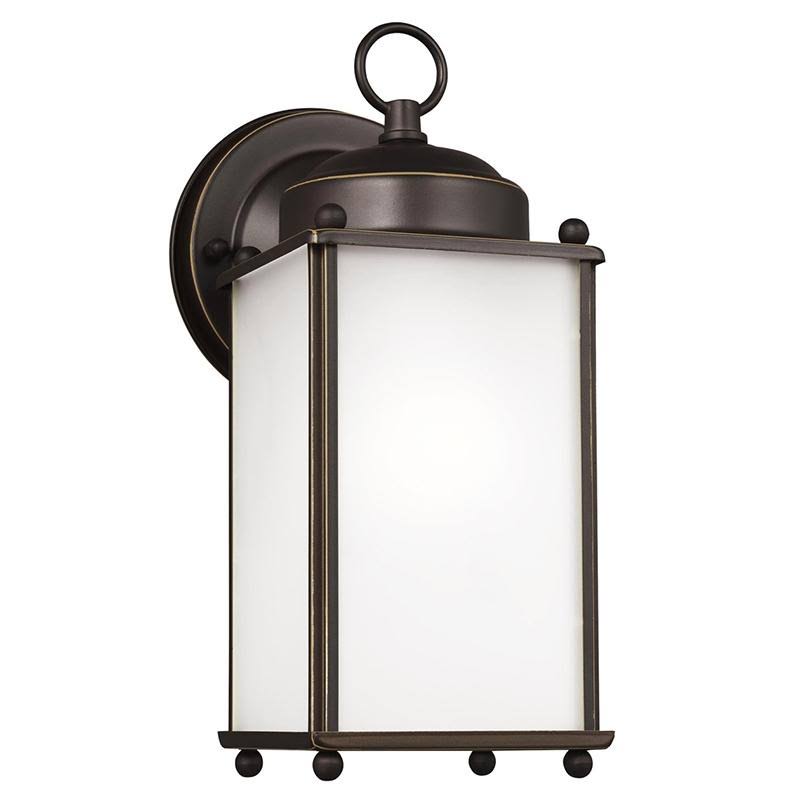 Black One Light Outdoor Wall Lantern M938316