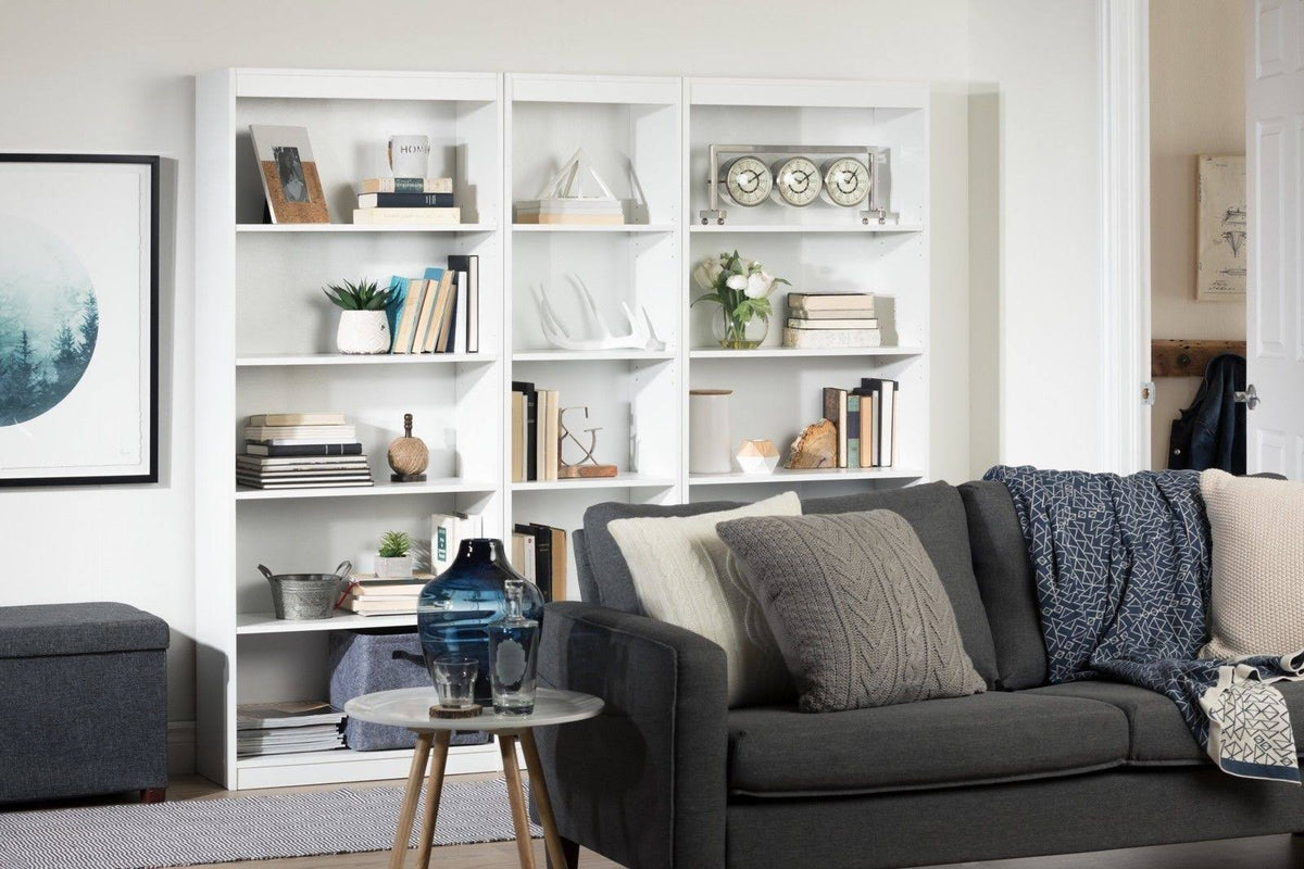 5-Shelf Narrow Bookcase H726
