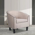 Beige Fabric Accent Chair N12297