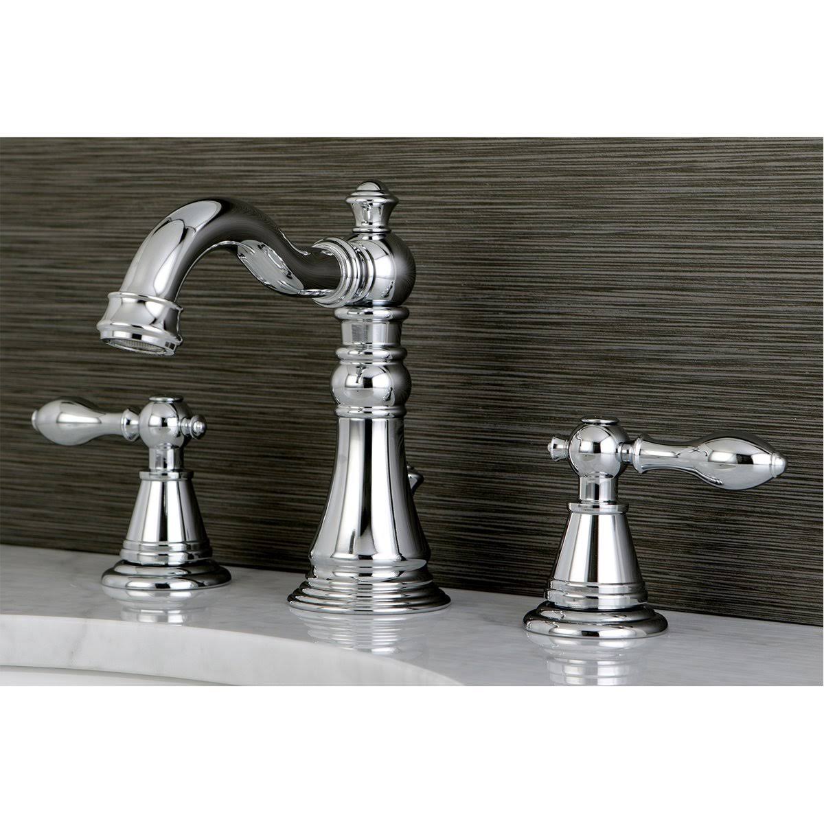 Polished Chrome Widespread Bathroom Faucet C576383