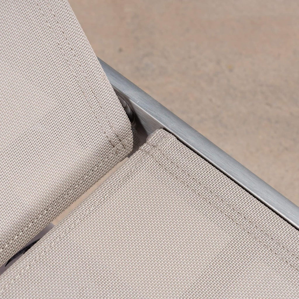 Gray Outdoor Mesh Chaise Lounges 2-Pcs Set W231