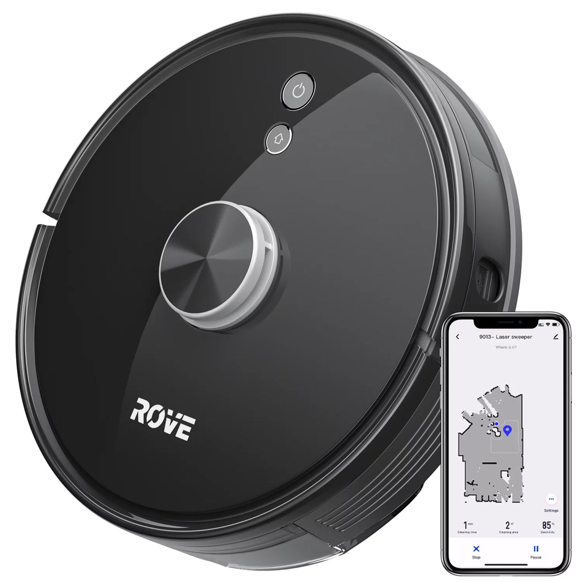 Robot Vacuum Cleaner 2000 Pa Suction E6825