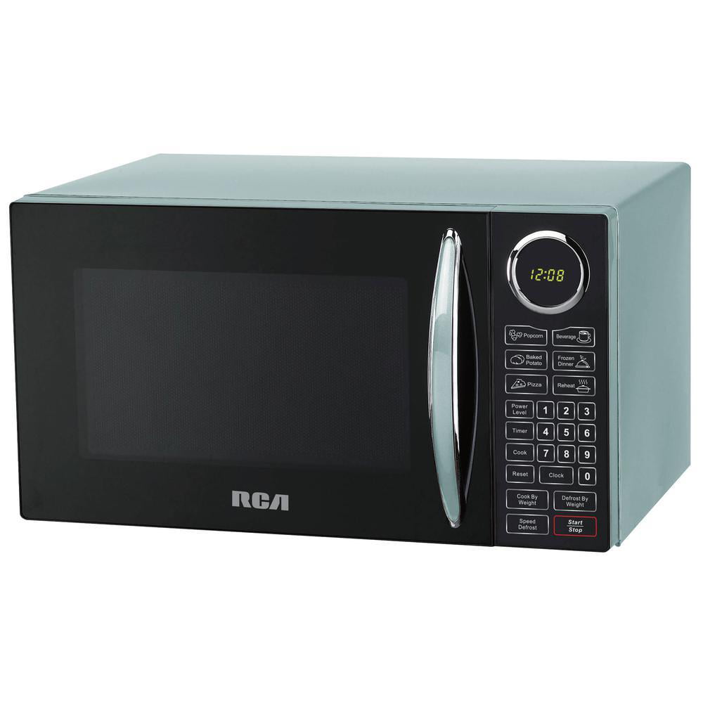 0.9 cu. ft. Countertop Microwave in Blue M96575