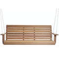 Natural Cedar Wooden Porch Swing E128