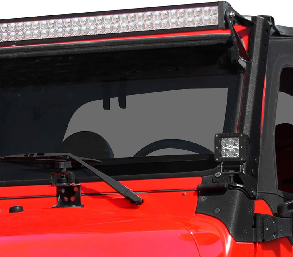 Upper Windshield Mounting Brackets for 52" LED Light Bar I6249