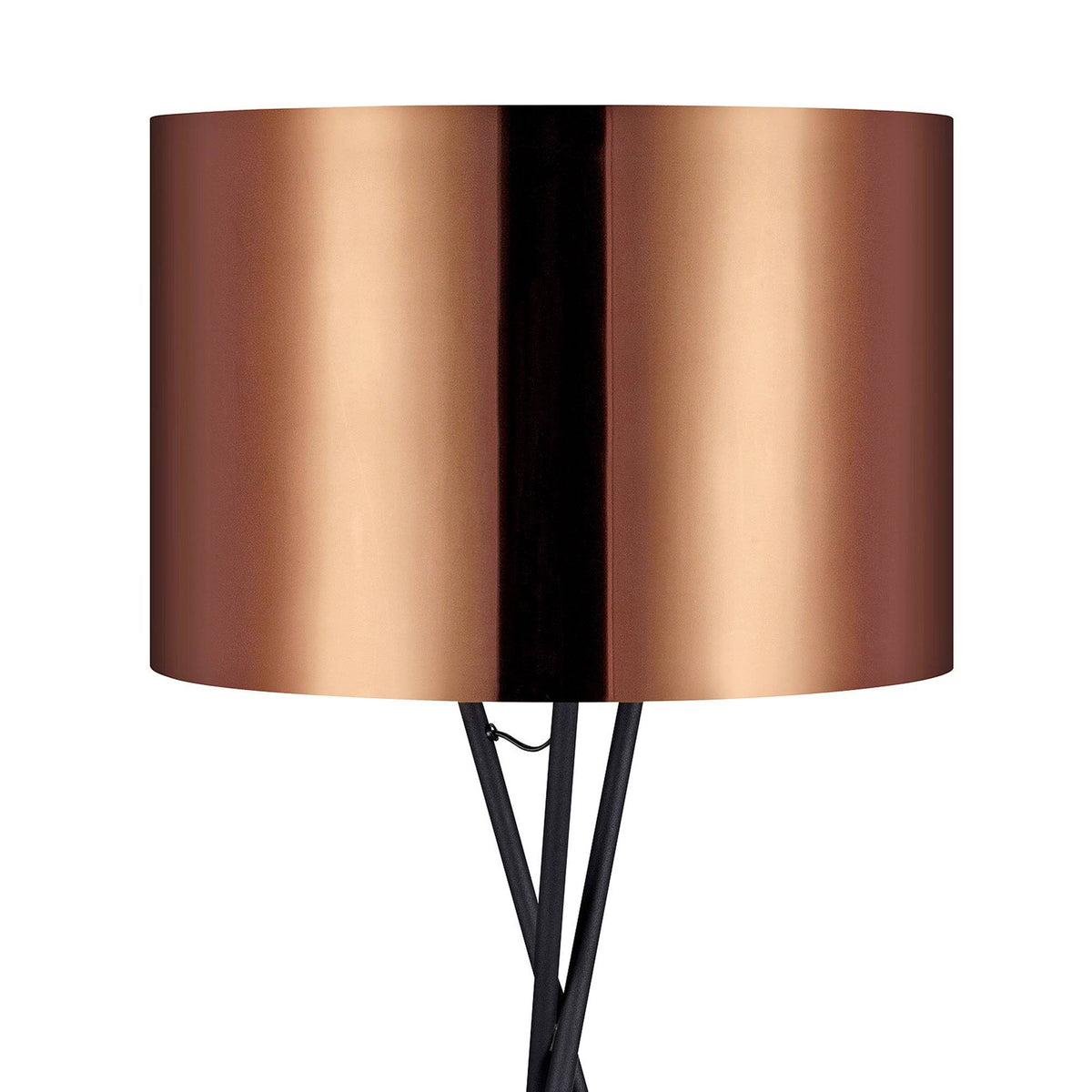 Tripod Floor Lamp with Copper Shade M3166