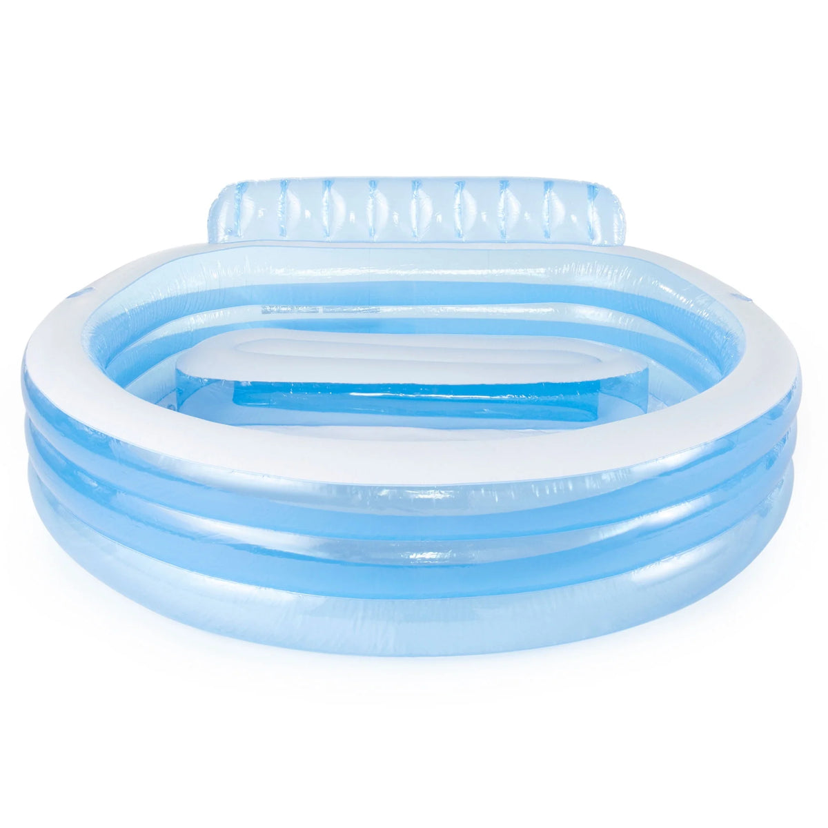 Round Inflatable Above Ground Pool with Seat and Backrest I918230