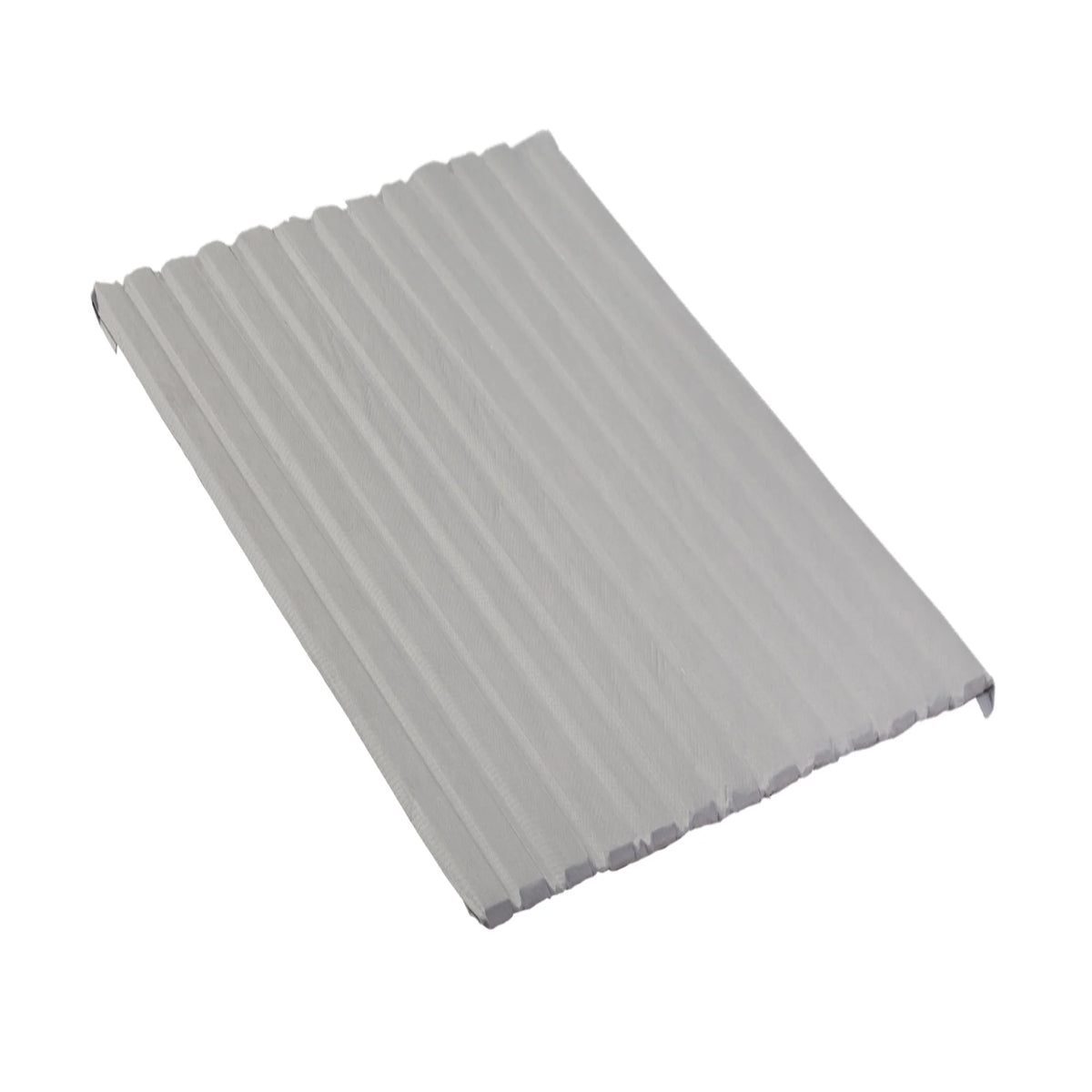 0.75” Vertical Mattress Support Wood Slats with Cover, Twin, Gray X388069