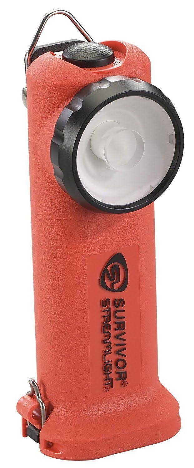 Orange Right Angle LED Flashlight O1949