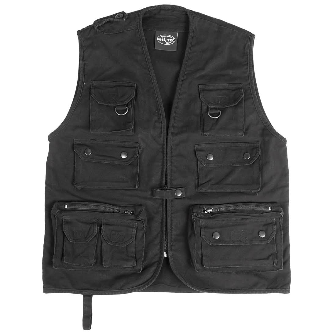 Fishing Vest Black Size S X594722