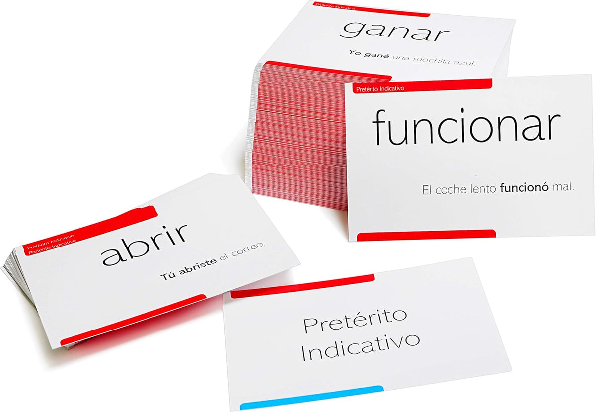 Spanish Conjugation Flash Cards U81178