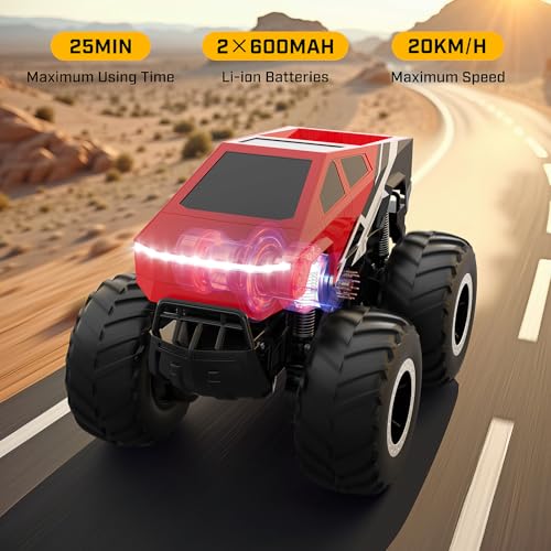 Remote Control Waterproof Monster Truck 1:16 Scale 4WD Off-Road Q38931