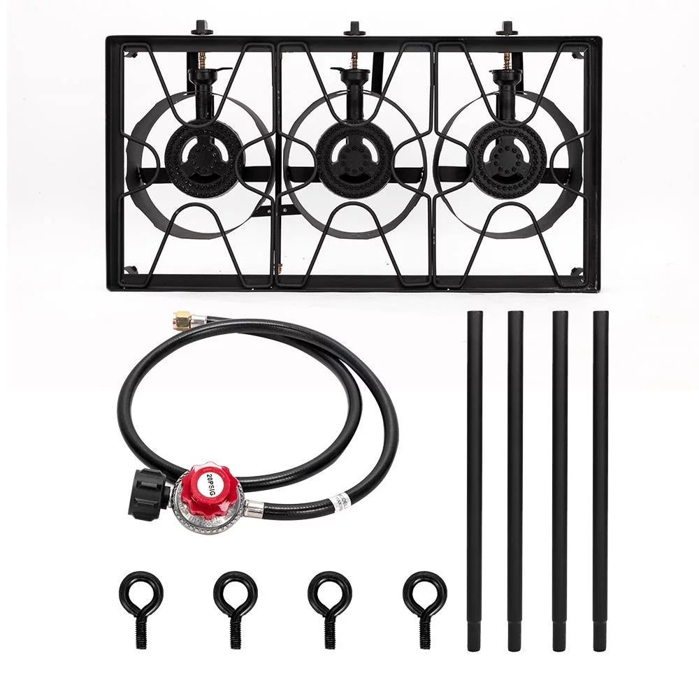 Portable 225,000 BTU 3-Burner Camping Stove B261120