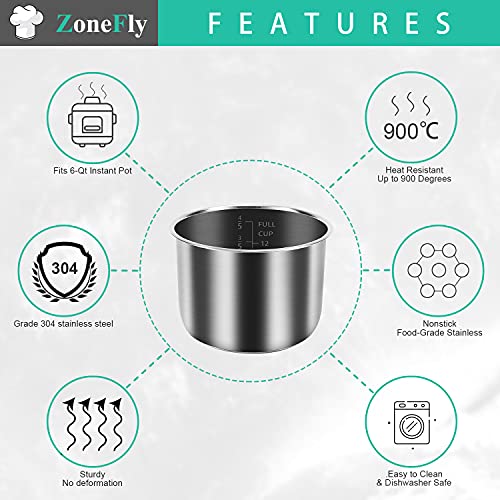 8Qt Stainless Steel Inner Pot N360916