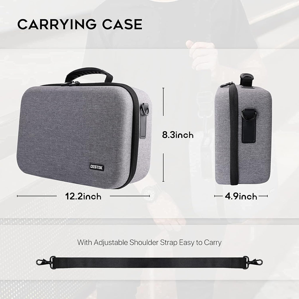 Carrying Case Set with Head Strap, Controller Grips, Silicone Face Cover and Travel Games Kit (7PCS) X66485