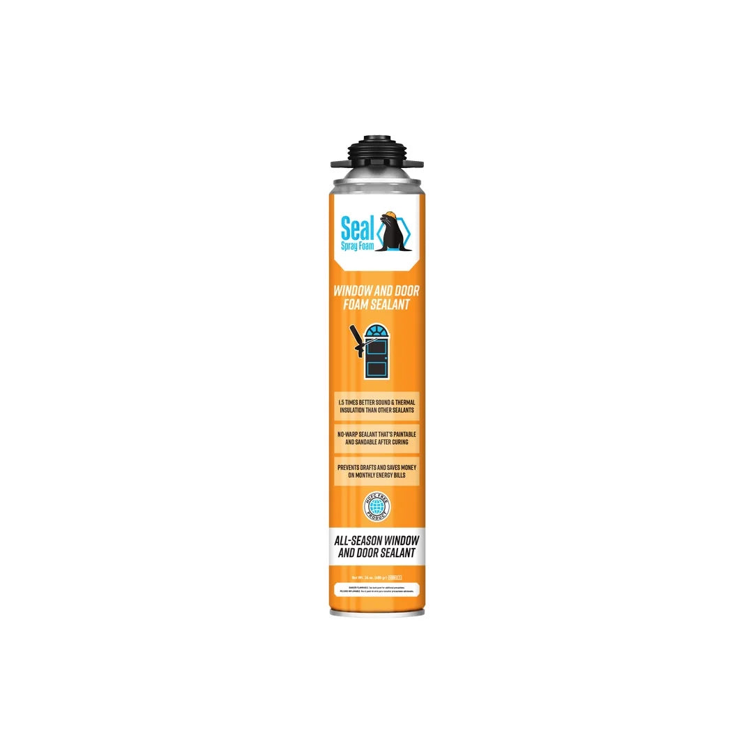 One Component Polyurethane Gun Foam Sealant with Seal Spray Gun and Cleaner F865