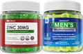Sugar Free Zinc Gummies 2 Pack + Mens Multivitamins Gummies 1 Pack S595