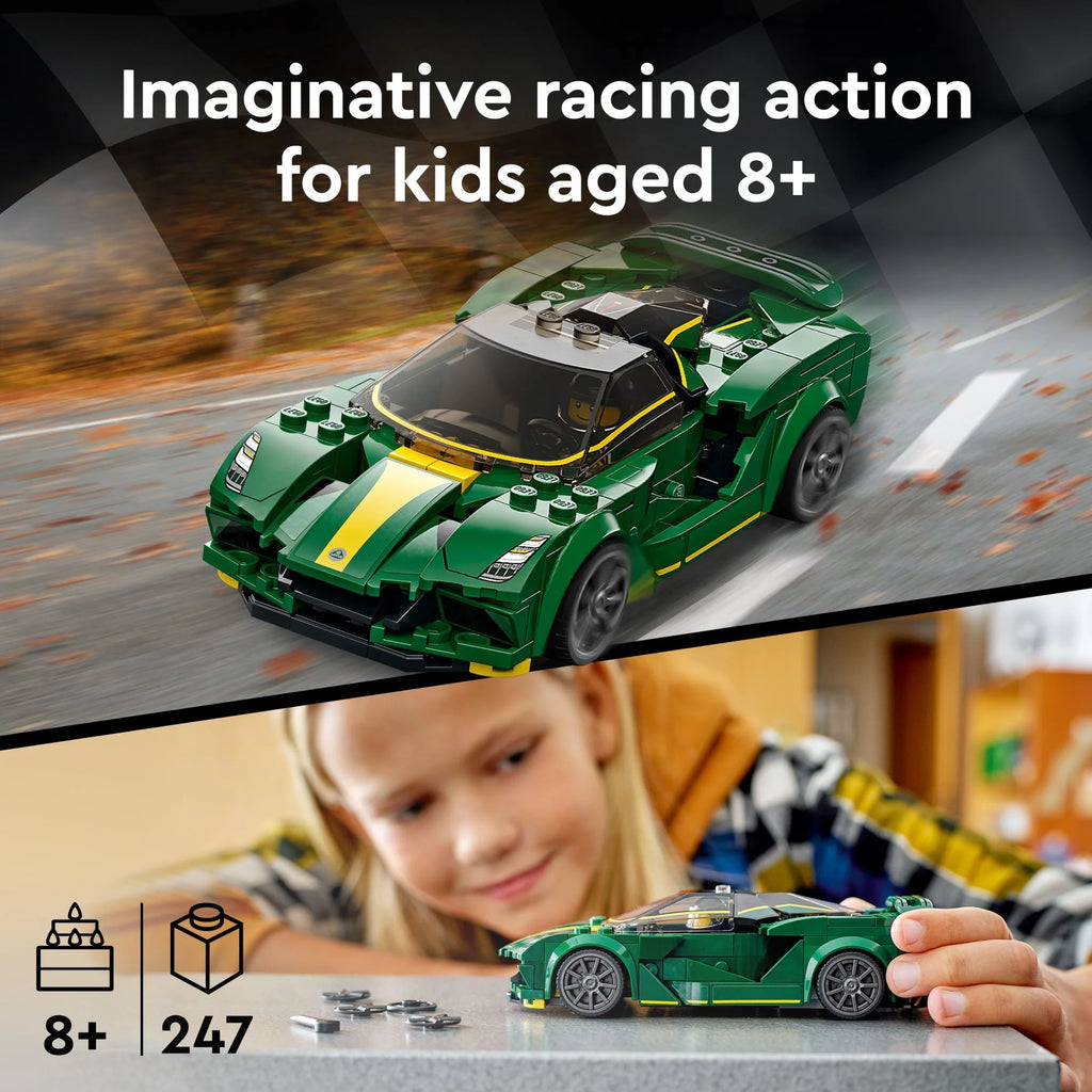 Race Car Toy Model Building Set with Racing Driver Minifigure Q63866