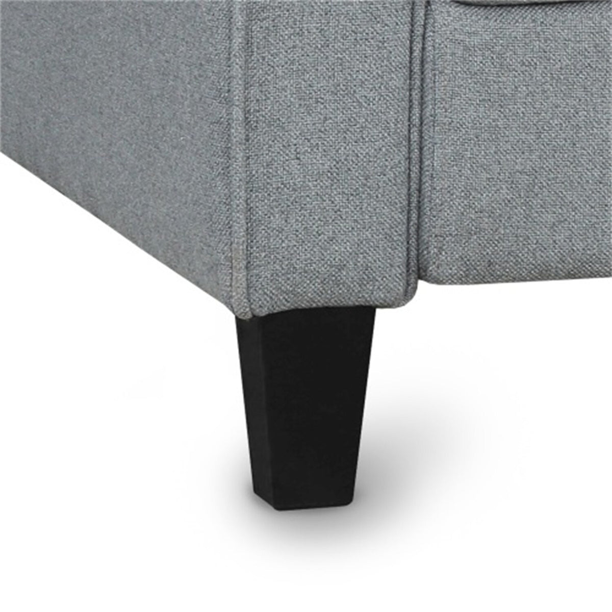 Grey Fabric Armrest Single Sofa S99954