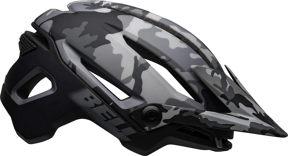 Matte Gloss Black Camo Mountain Bike Helmet C7170