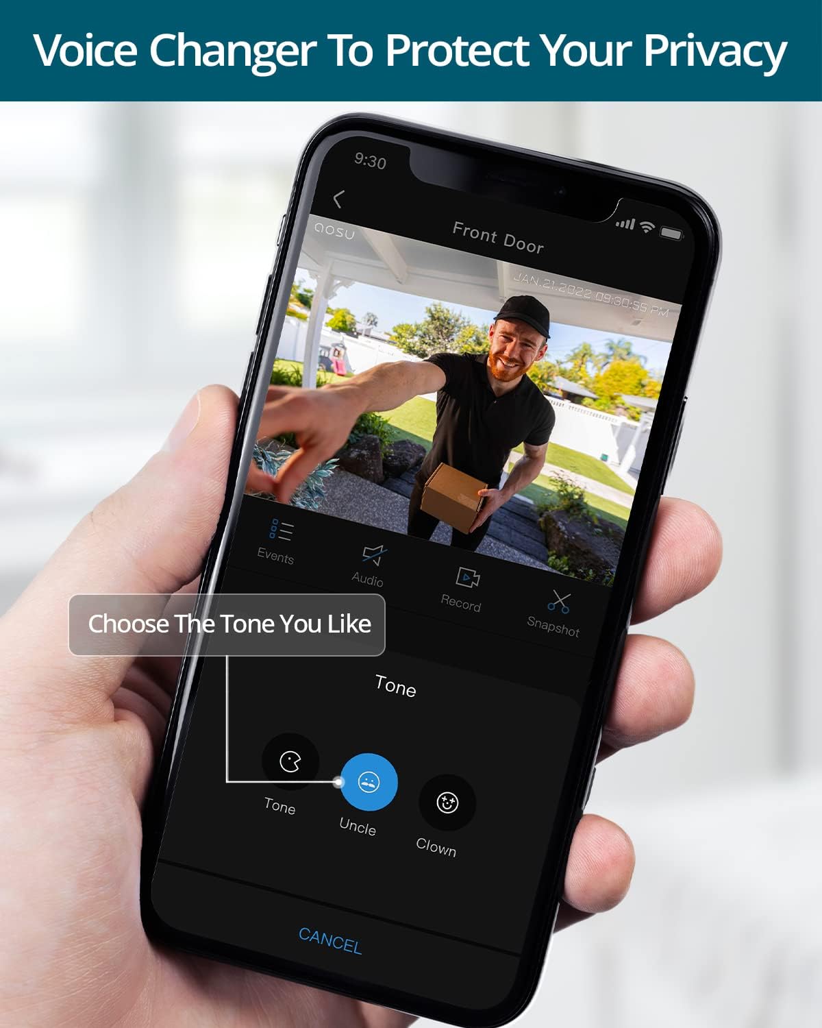 Wireless 2K Battery-Powered Video Doorbell K388