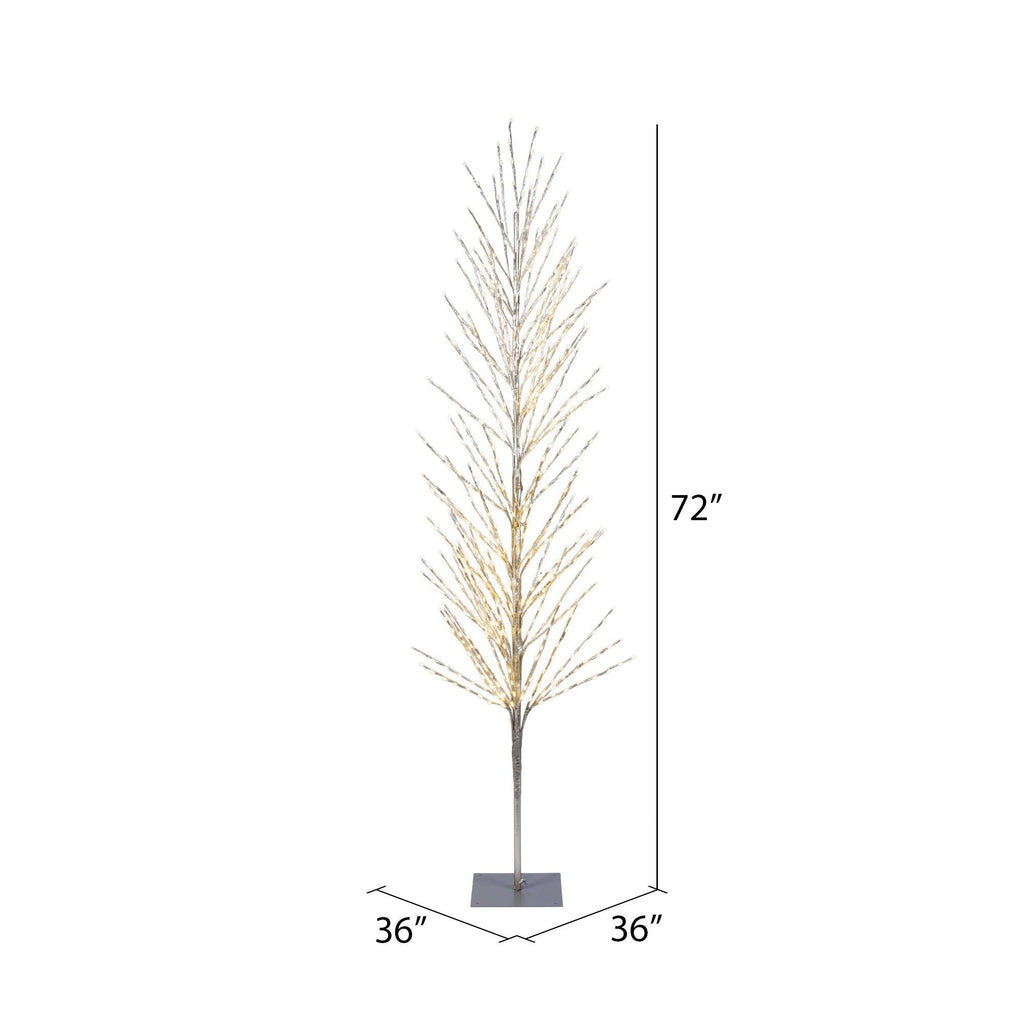 6 ft. LED Champagne Tree with Warm White Lights P3326