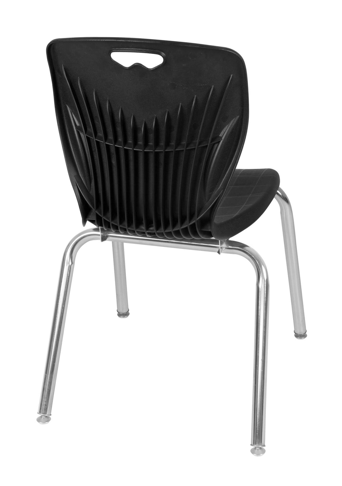 30x22 Square Height Adjustable Classroom Table with 4 Stack Chairs N6168