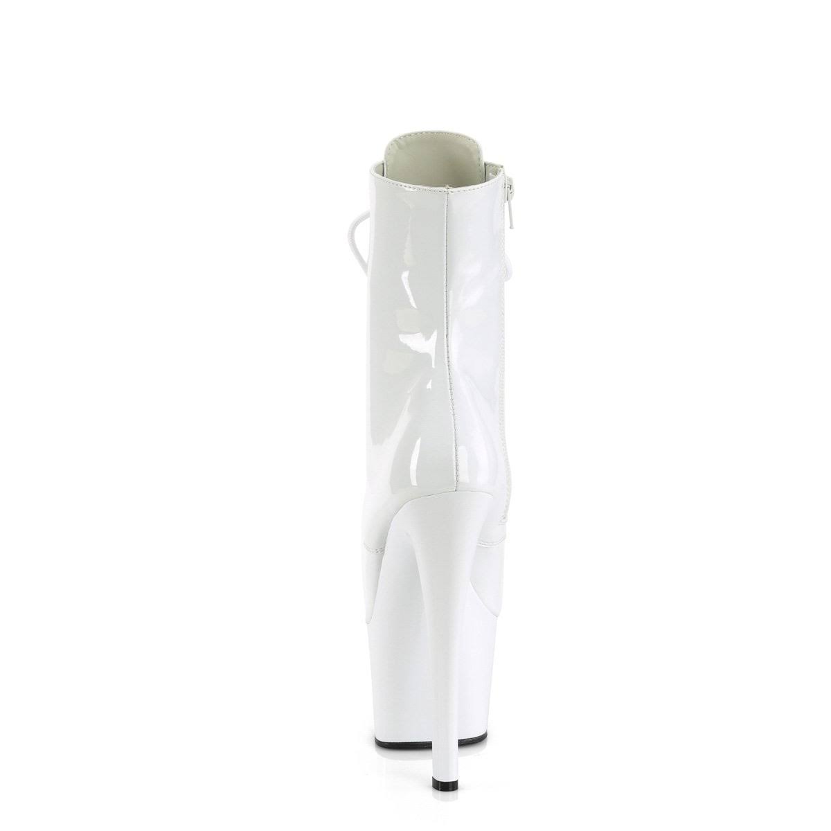 White Pat 7 Inch Heel Shoes Z316