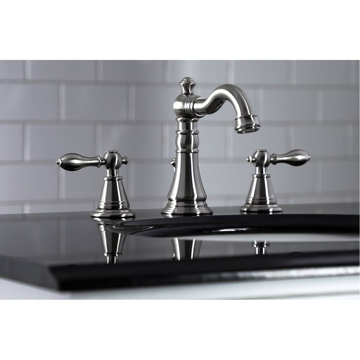 Polished Chrome Widespread Bathroom Faucet C576383