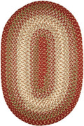 10" x 10" Round Braided Rug P805047