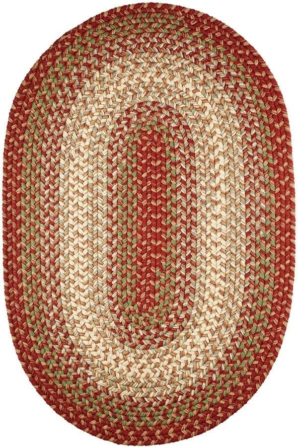 10" x 10" Round Braided Rug P805047