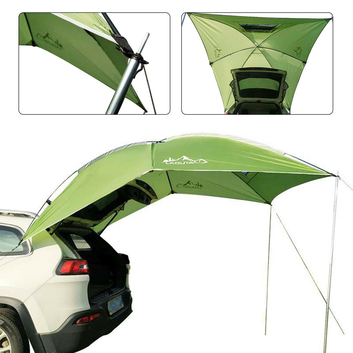 Green Waterproof Car Tailgate Tent M681