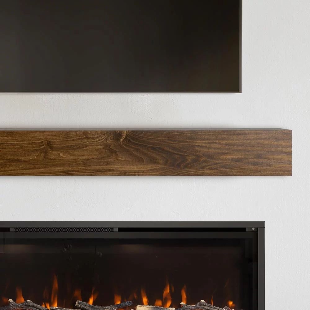 48 inch Floating Wood Fireplace Mantel Shelf V158135