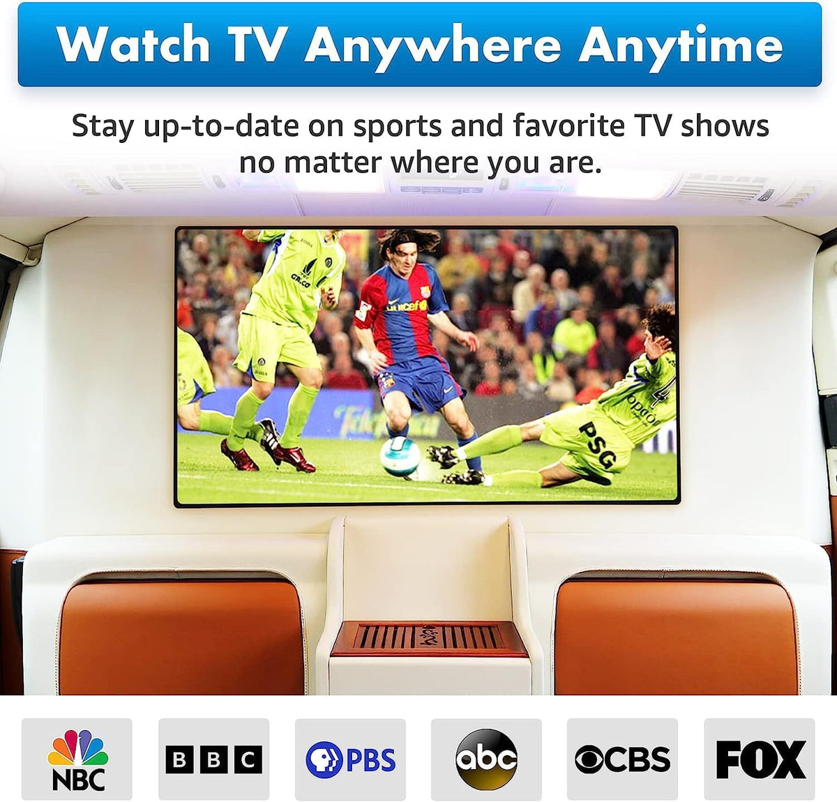 Outdoor TV Antenna 360° Omni-Directional Reception Long 100+ Miles Range 4K Ready HDTV Antenna with 32ft RG6 Coax Cable J583
