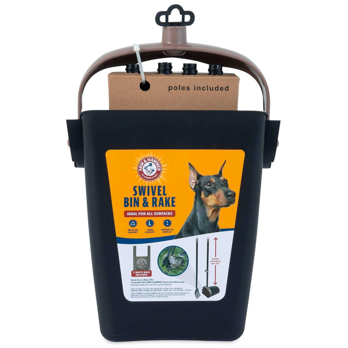 Swivel Bin & Rake O5311