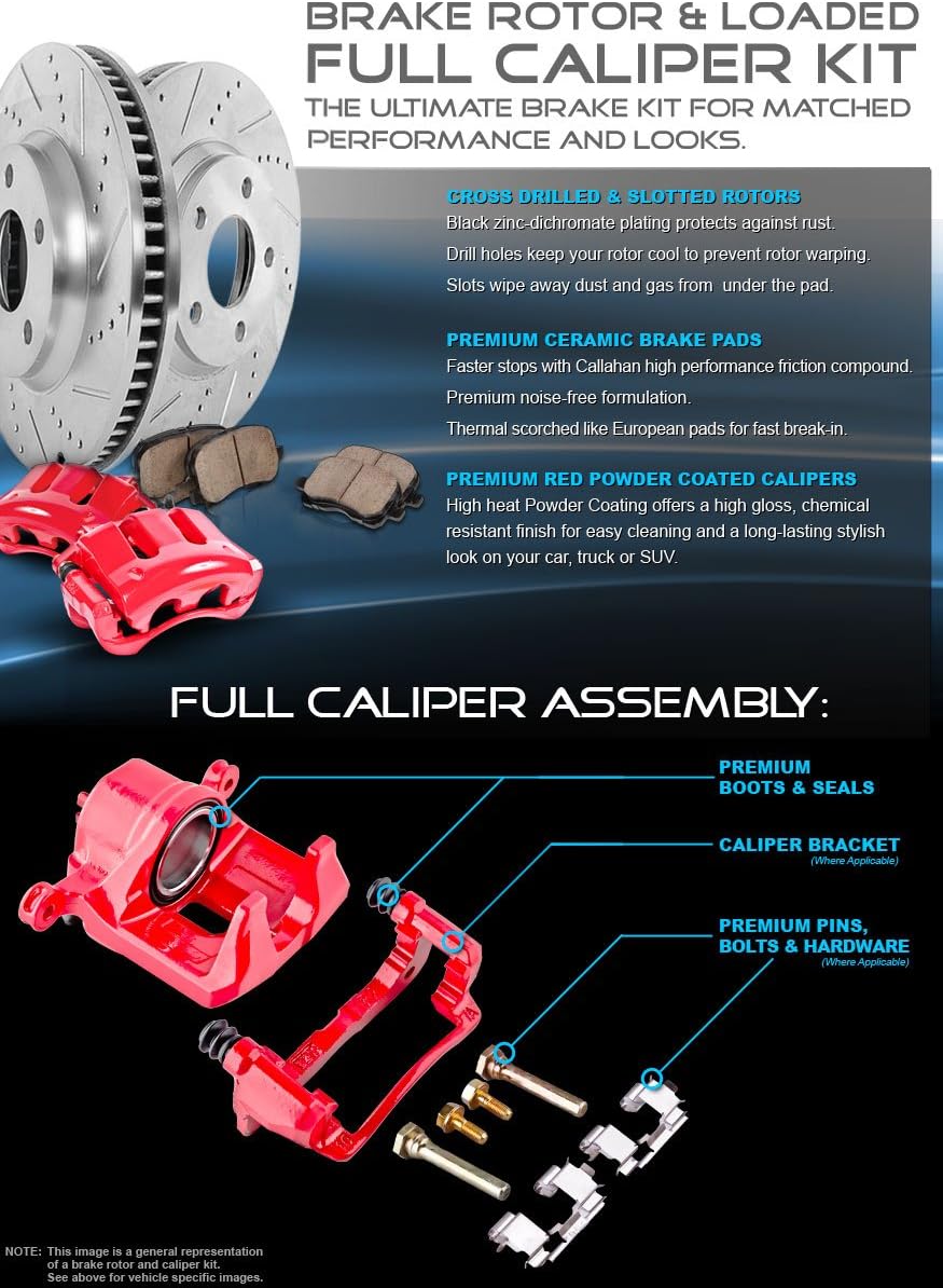 8 Lug Brake Disc Rotors with Metallic Brake Pads M971