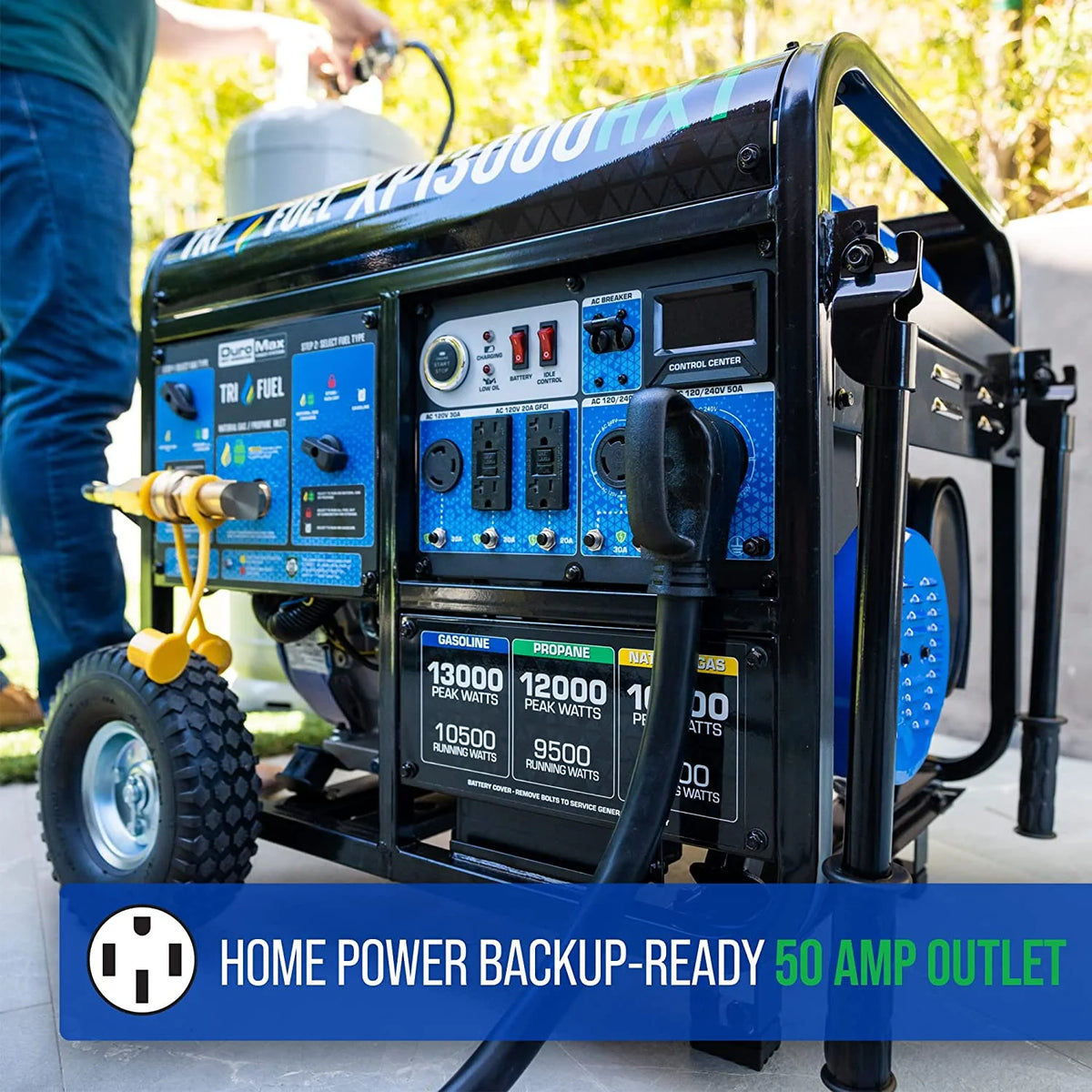 13,000 Watt Tri-Fuel Portable Generator K97806