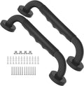 2 Pack 24 Inch Black Stainless Steel Shower Grab Bar H67691