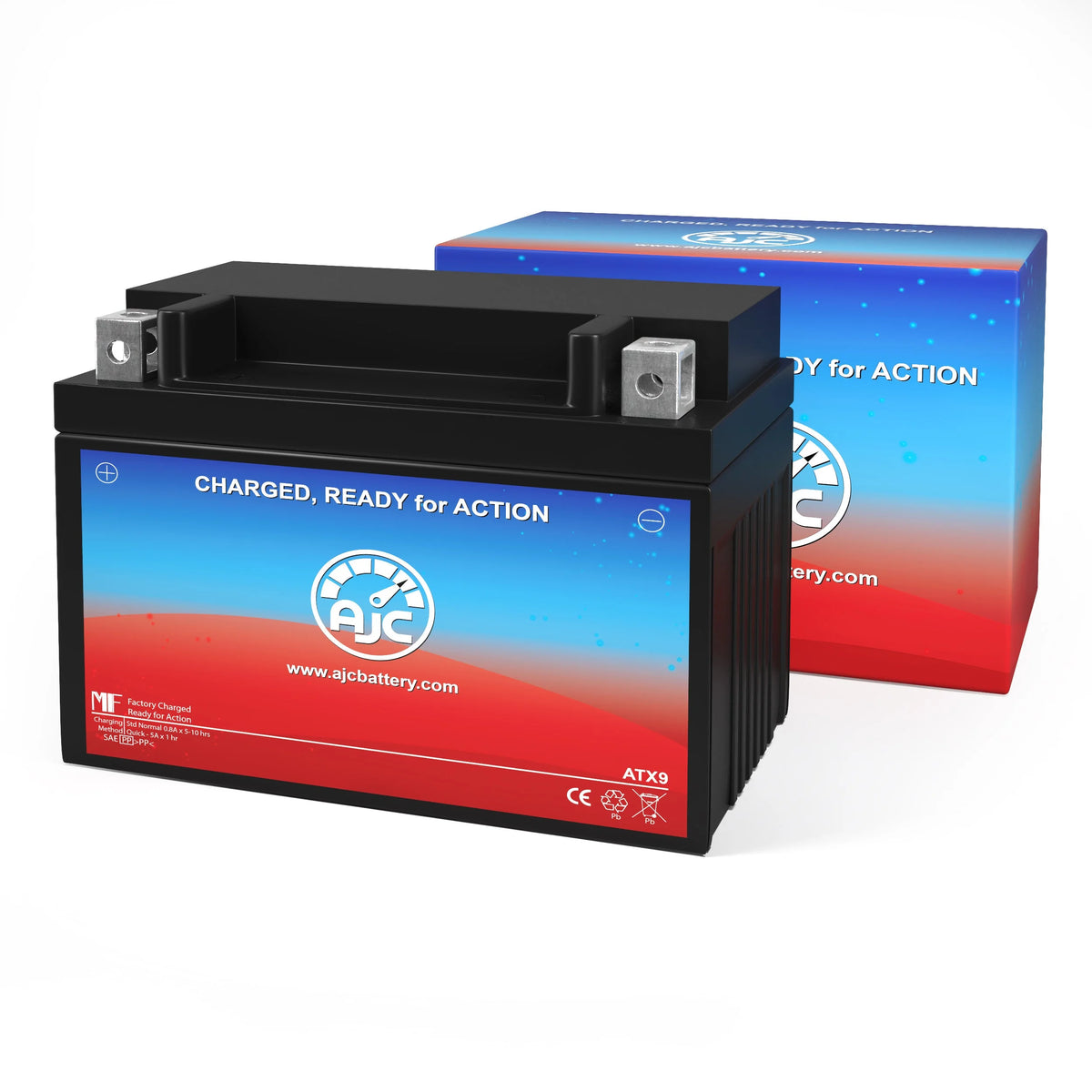 AJC Brand Replacement Battery for Motorcycle T13475