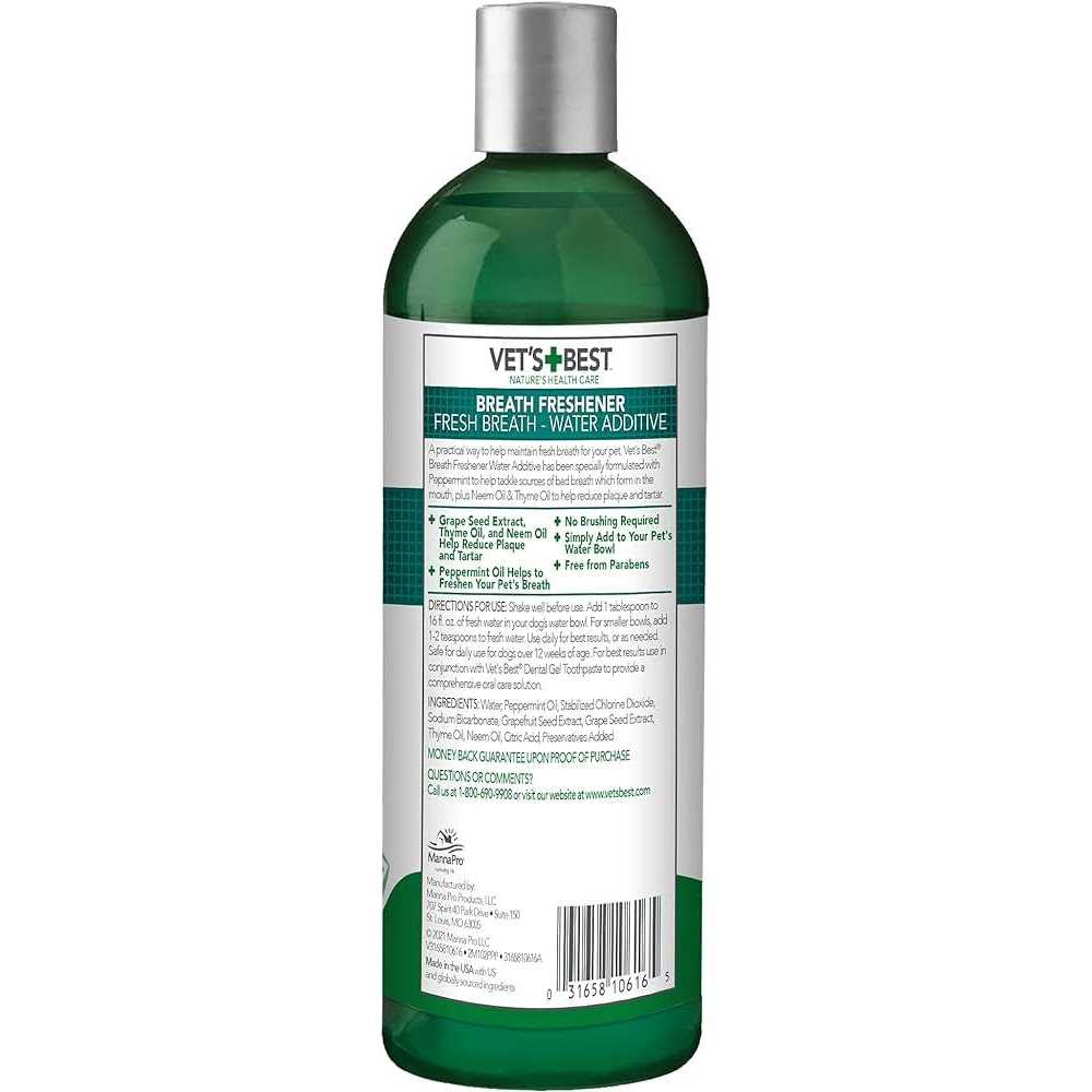 Breath Freshener Dog Water Additive Z764