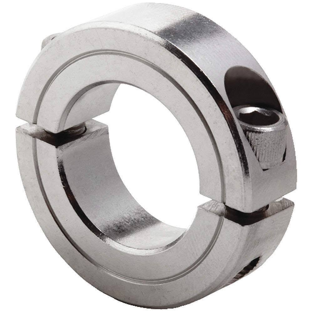 Shaft Collar, Clamp, 2pc, 2 in, SS W562088