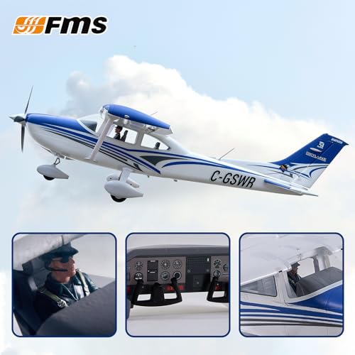 Blue 1500MM Single-Engine Propeller RC Airplane PNP G10855