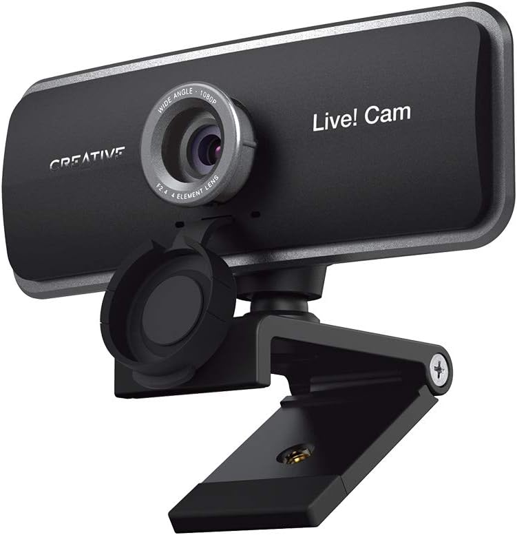 1080p Full HD Wide-Angle USB Webcam with Dual Built-in Mic W57488