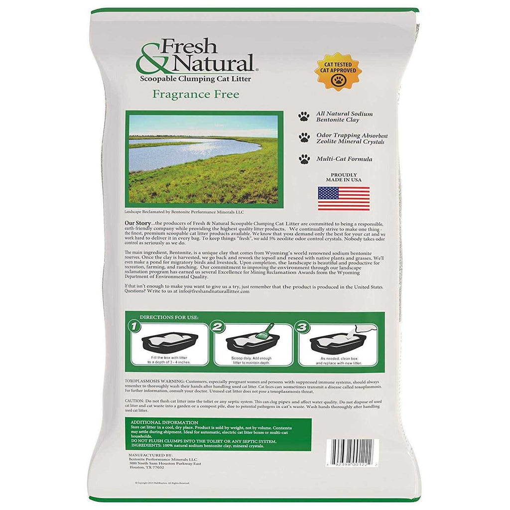 Fresh & Natural Fragrance Scoopable Clay Cat Litter I9446