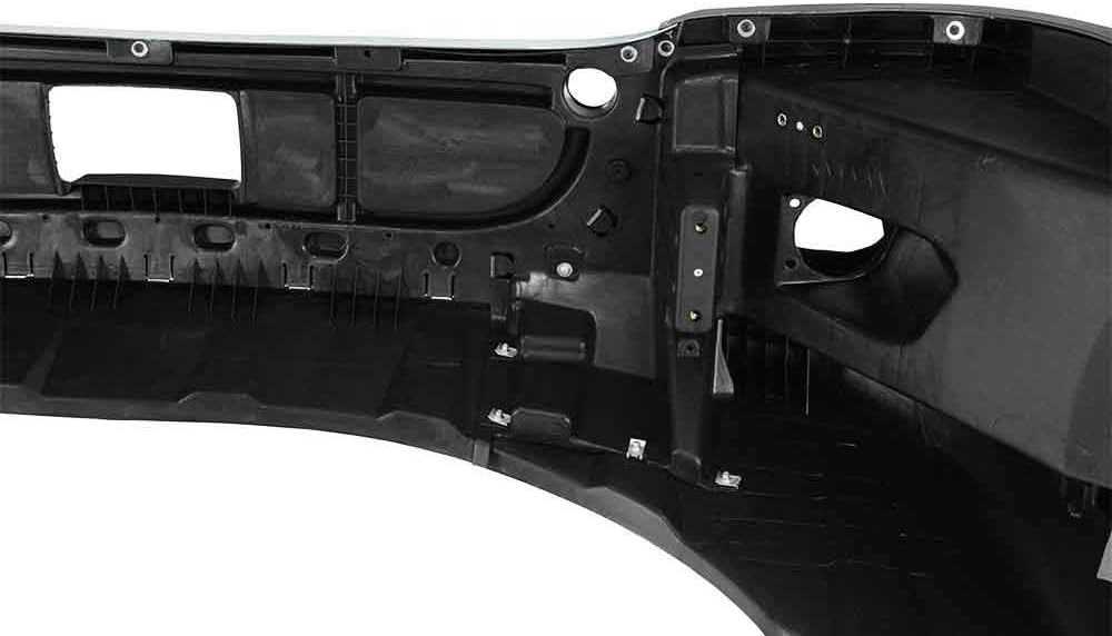Chrome Bumper with Fog Light hole, Fog Light Pair, License Holder, 2x Windshield Wipers, 3x Face Masks X1613