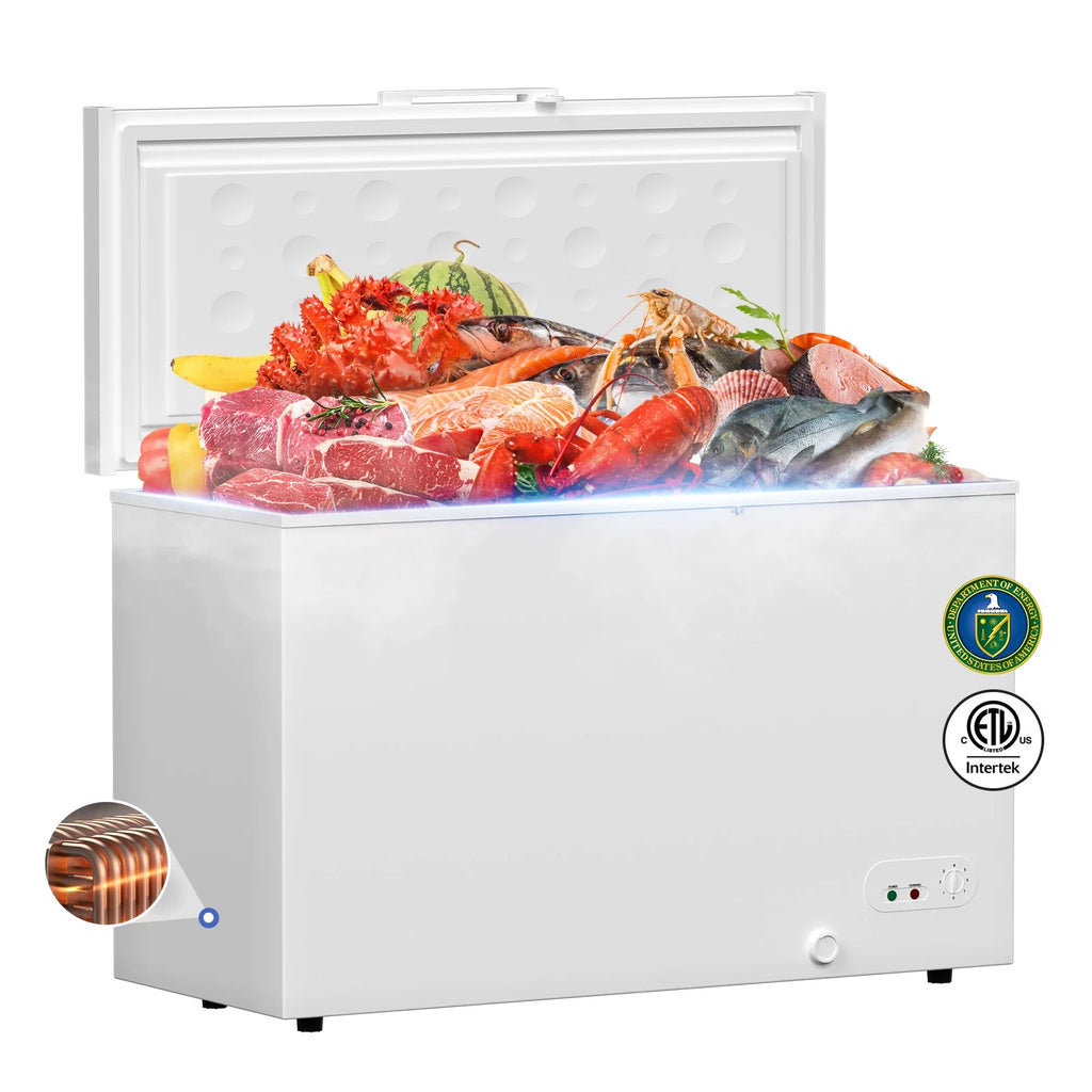 20 Cu.Ft. Chest Freezer with 2 Removable Baskets White W61386