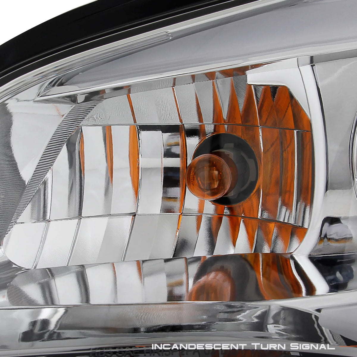 Chrome Housing Clear Lens Projector Headlights K722