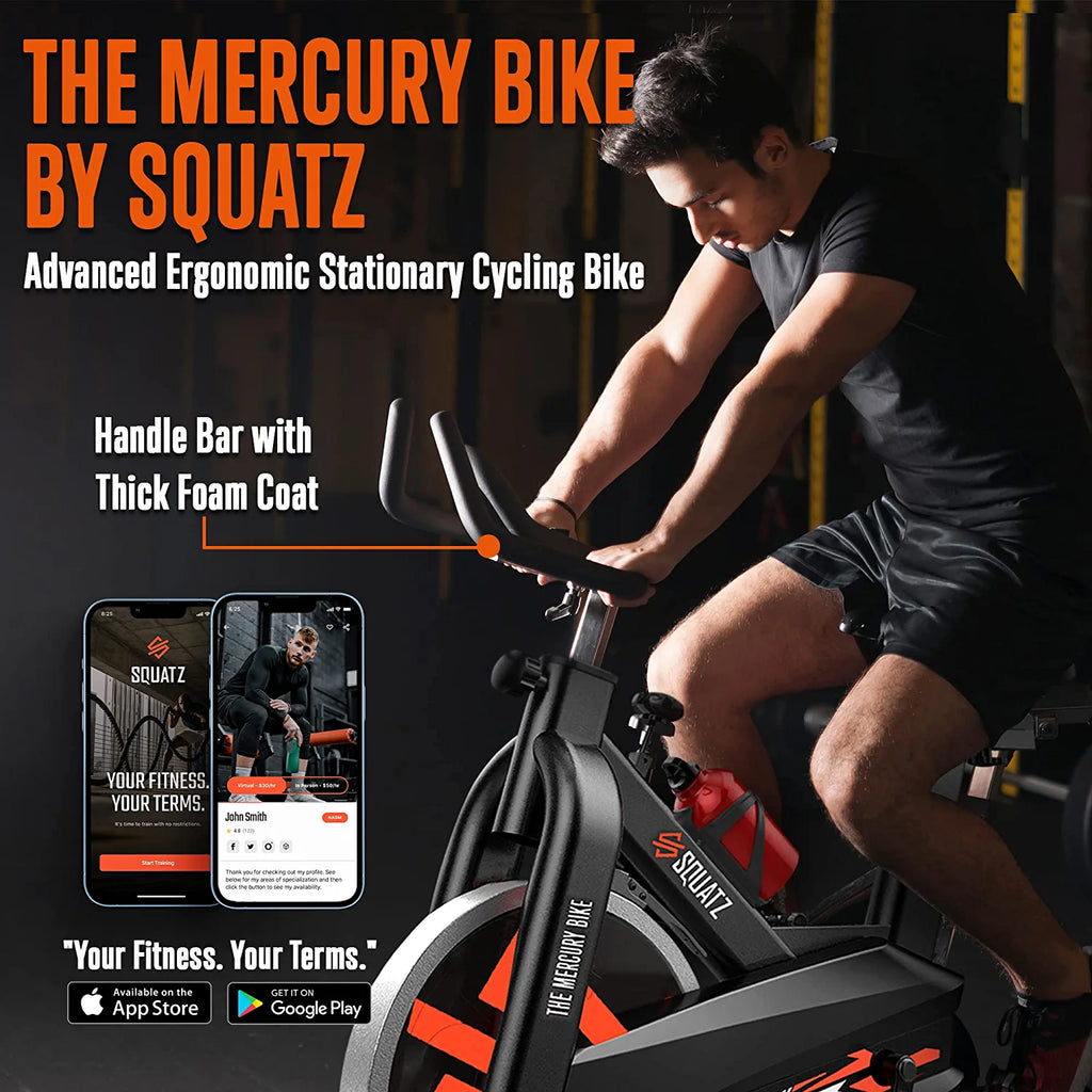 Stationary Magnetic Spin Bike with Training Console V71801