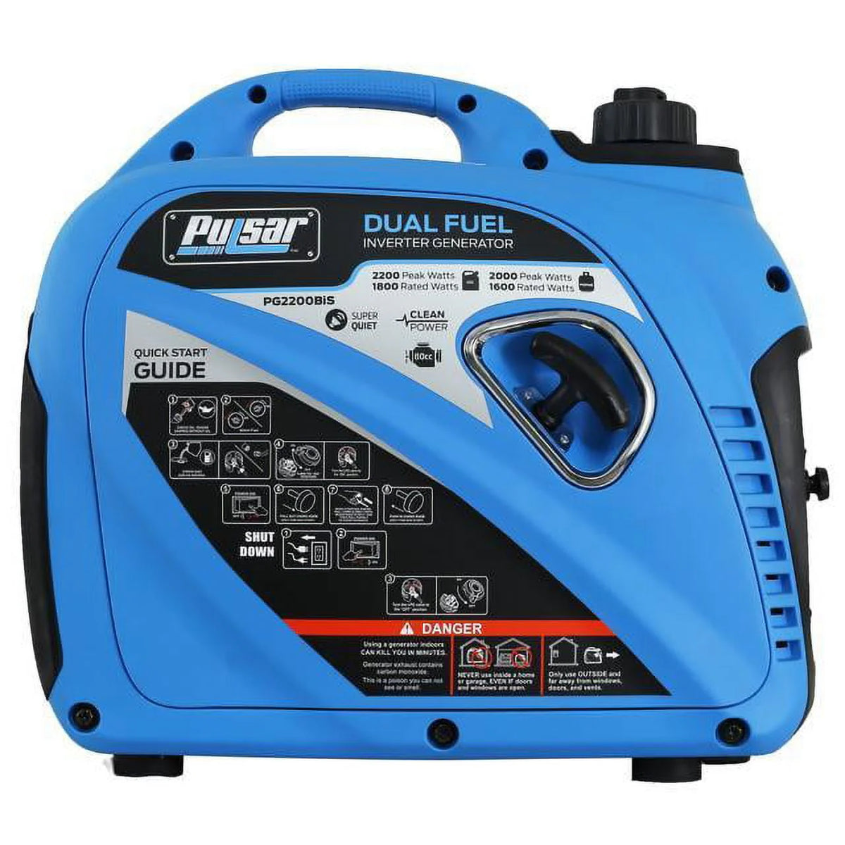 2200W Portable Dual Fuel Inverter Generator K94474