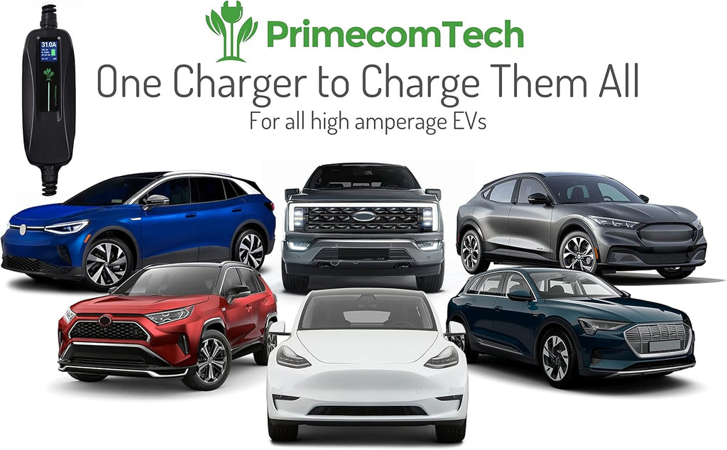 30 Feet Level 2 Electric Vehicle Charger 40 Amp Z664